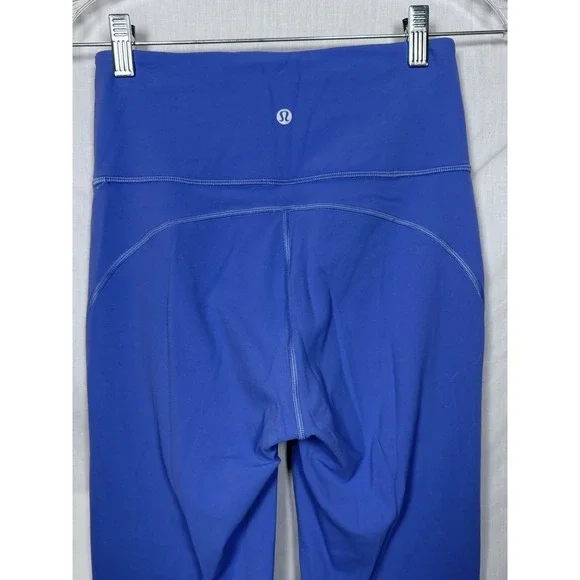 Lululemon Womens‎ 6 High Rise Groove Flare Leggings Periwinkle Yoga Pants - Picture 3 of 8